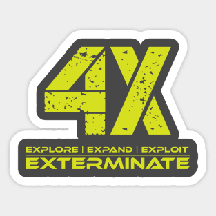 4X (Dark Shirts) Sticker